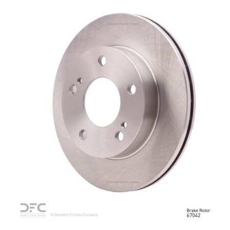 Dynamic Friction Co Disc Brake Rotor - Dynamic Friction Company 600-67042 600-67042